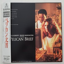 Pelican Brief Japanese Imported Laserdisc w/OBI Julia Roberts Denzel Washington