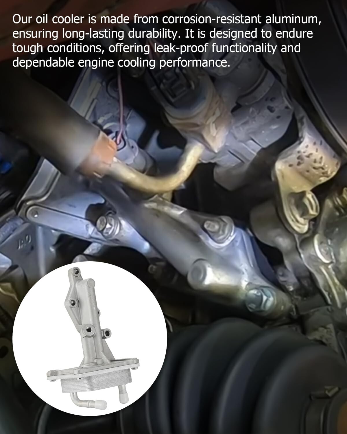 2007-2013 For Nissan Altima Rogue Sentra 2.5L Engine Oil Cooler Kit with Gasket