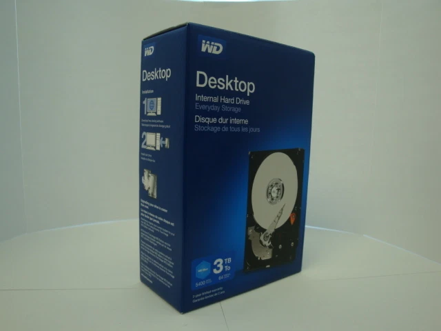 2Sealed Box Unused WD30EZRZ 3TB Blue 64MB cache SATA 6.0Gb/s" SEALED - Image 2 of 4