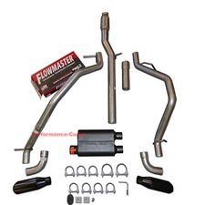 Dual Exhaust Kit Flowmaster Super 44 Fits 14-19 Chevrolet Silverado Gmc Sierra