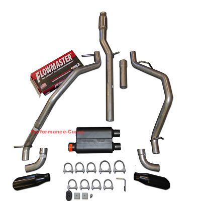 Dual Exhaust Kit Flowmaster Super 44 Fits 14-19 Chevrolet Silverado GMC Sierra
