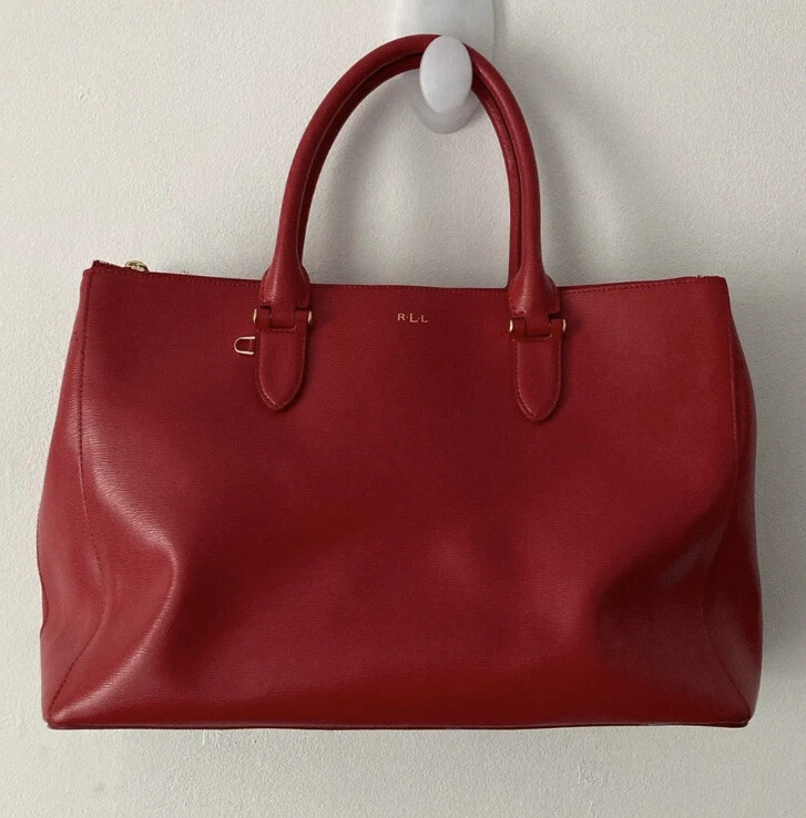 Ralph Lauren Newburyport Double Zip Satchel