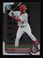 2022 Bowman Chrome Prospects #BCP20 Jordan Walker St. Louis Cardinals