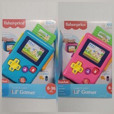Fisher-Price Laugh  Learn Lil' Gamer Toy Blue  Pink 6-36 Months