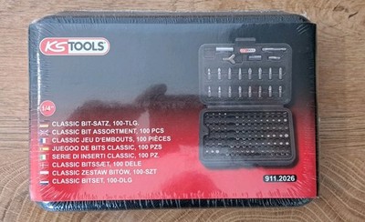 KS TOOLS 91.2026 1/4'' Bit-Satz, 100-tlg.  NEU OVP