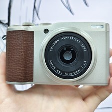 Fujifilm Fuji XF10 Gold 24.2 MP Digital Camera English Gold w/Accessories Tested