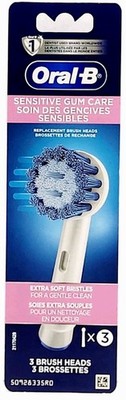 Oral B Sensitive Gum Care Replacement Toothbrush Heads 3 Pk, Extra Soft Bristles