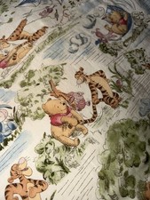 Handmade Winnie the Pooh  Tigger Cotton Throw Quilt Blanket With Batting 37x30