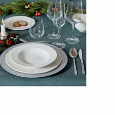 Servizio Piatti 18 pezzi Philo per 6 Persone in Porcellana Bianca Tognana