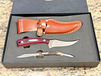 ★レア　非売品★【WWF 森林保護】フェーブ　フルセット　フランス雑貨 Rare* PRC National Wild Turkey Federation Knife Set NWTF New