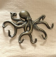 SPI Home Cast Aluminum Swimming Octopus Wall ...