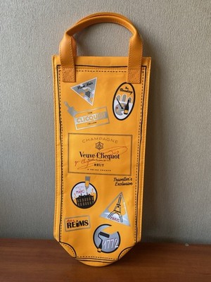 Veuve Clicquot Champagne Travel Bag Insulated Carry Case Leather Handles 750 ML