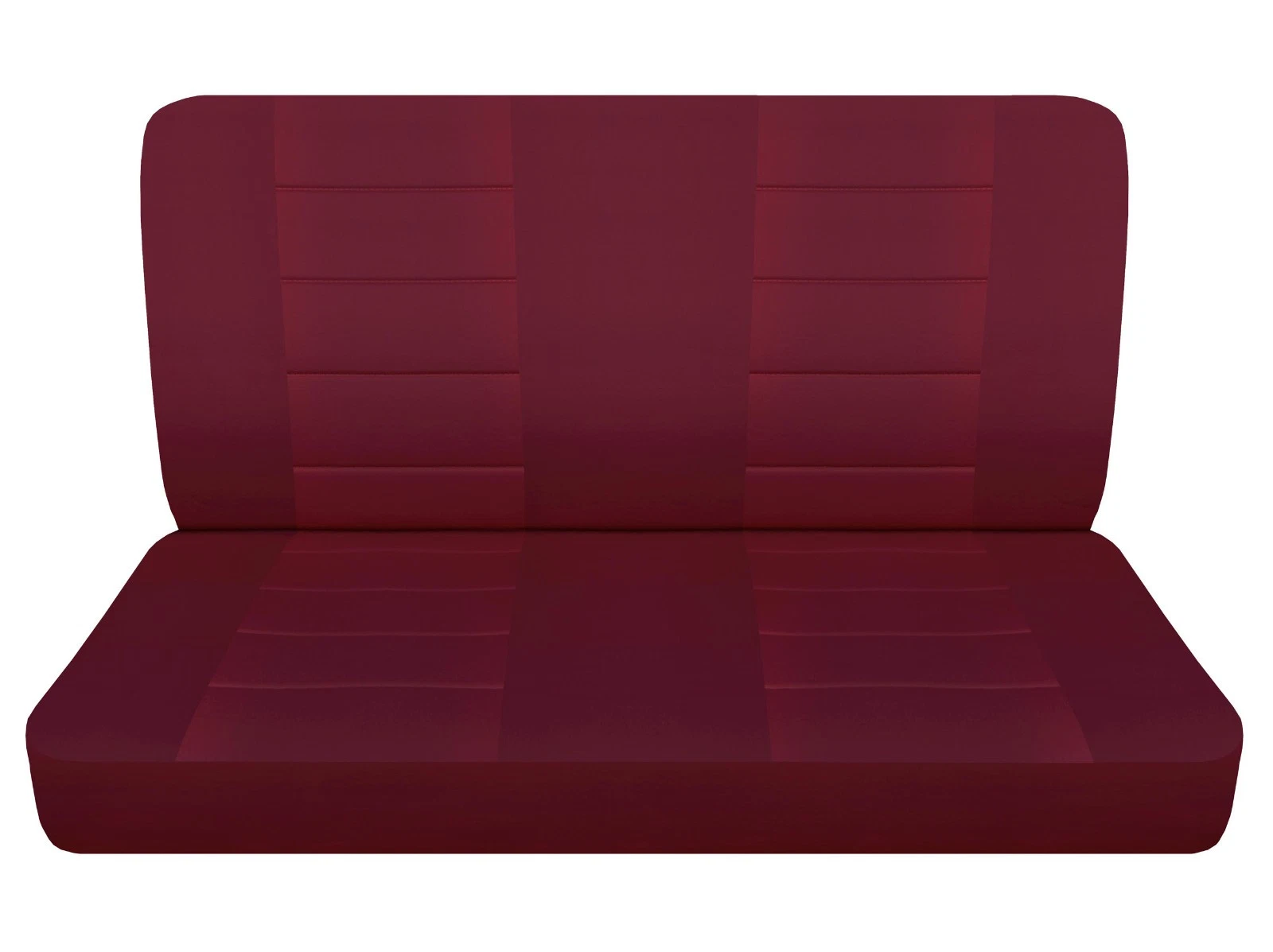 Front Bench Seat Covers fits 1982 to 1990 Dodge Ram D150/250/350 Truck Burgundy