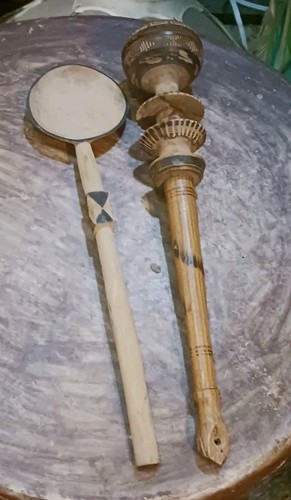 **AWESOME  VINTAGE HAND CARVED FOLK ART WOOD ITEMS RARAMURI TARAHUMARA NICE! *