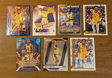 -Card Bronny James Jr. Rookie Lot - Select Blue Prizm, Prizm Monopoly, Topps Chr