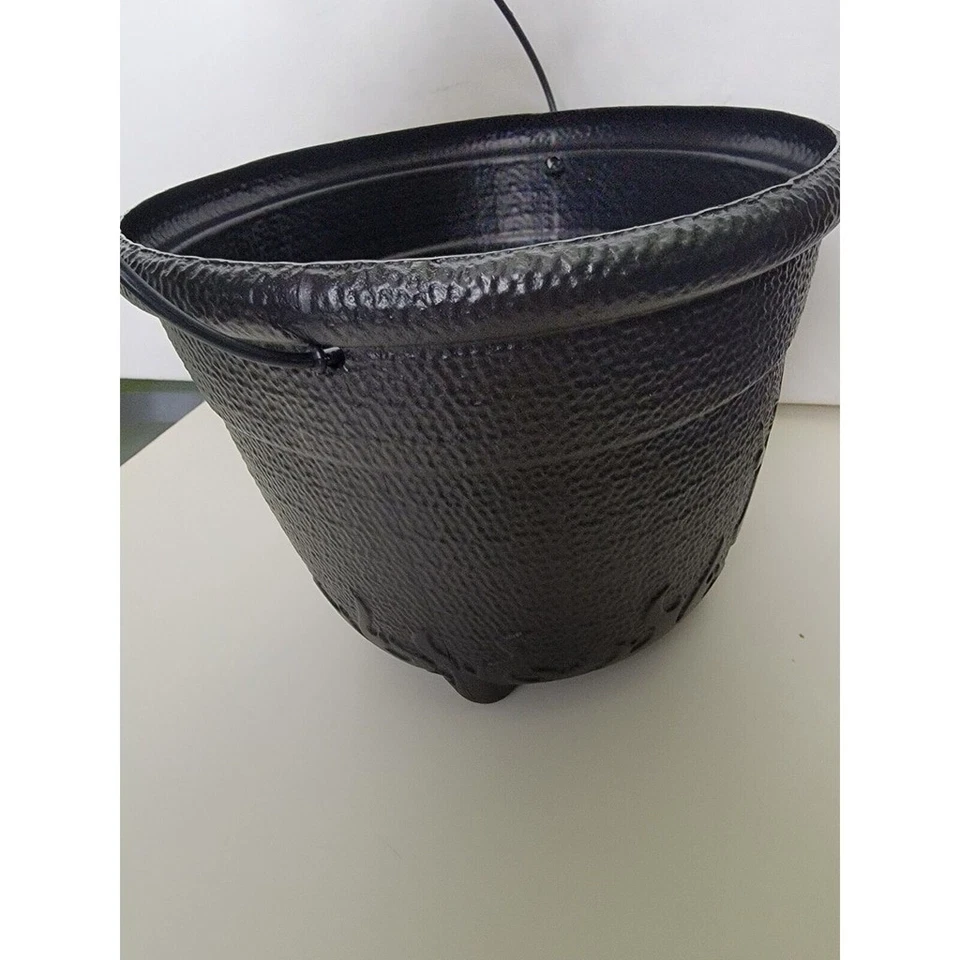 VTG Witches Cauldron General Foam Plastics Blow Mold Candy Pail Bucket Halloween - Image 3 of 4