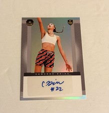 2022 Super Glow Cameron Brink 1st Ever Holo Autograph Auto #AU-U7 Silver