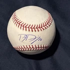 Dane Dunning Autographed ROMLB Baseball with MLB COA Texas Rangers