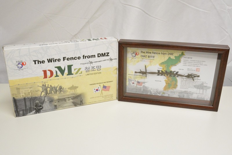 The Wire Fence From DMZ 50th Anniversary Limited Edition Korean War Souvenir