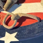 Dug Civil War 🇺🇸 💥 💣 Confederate Brass Sword Scabbard Loop