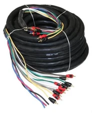 Deejay LED TBHMED52COPPER 52ft 10 Rca 3 Power Copper 100