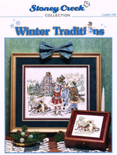 Stoney Creek WINTER TRADITIONS Cross Stitch Chart Leaflet Only Victorian kids