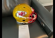 Patrick Mahomes Kansas City Chiefs Original Signed Football Helmet