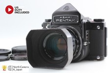  N MINT w/ Hood  Pentax 6x7 67 Eye Level Finder  SMC 105mm f2.4 From JAPAN
