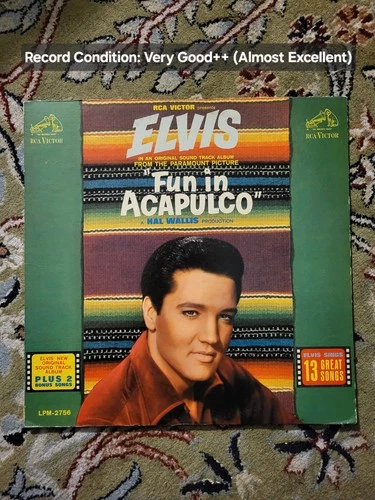 Elvis Presley LPM-2756 Fun In Acapulco LP Mono 1963 VG++