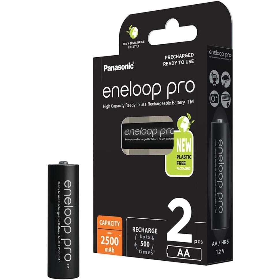 Panasonic Eneloop Pro BK-3HCDE pack accumulateurs AA LR06 rechargeables