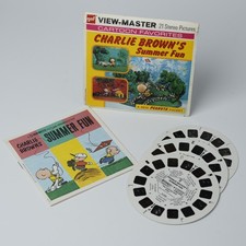 Vintage 1972 CHARLIE BROWN'S SUMMER FUN B548 View Master Reels GAF - COMPLETE 