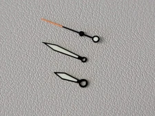 HANDS SET SARG011 STYLE BLACK C3 / SEIKO MOD SKX SKX007 NH35 NH36 NH34