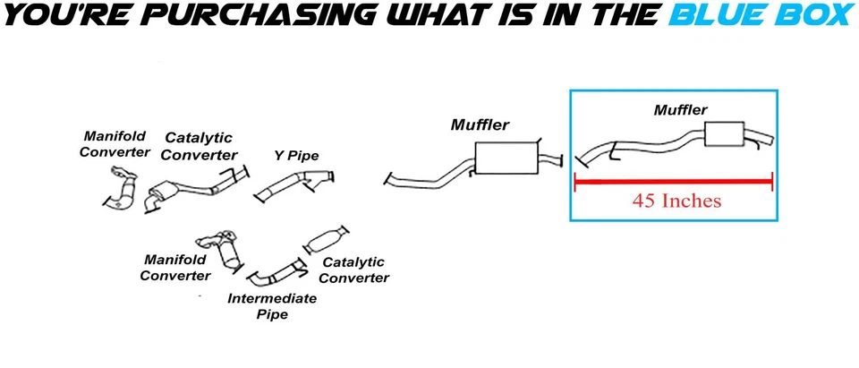 Tubo de escape silenciador se adapta a: 2000-2006 Mazda MPV 2,5 L 3,0 L Foto 2 de 4