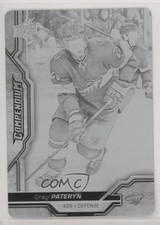 2018-19 Upper Deck Compendium Printing Plate Black 1/1 Greg Pateryn #619 0zu