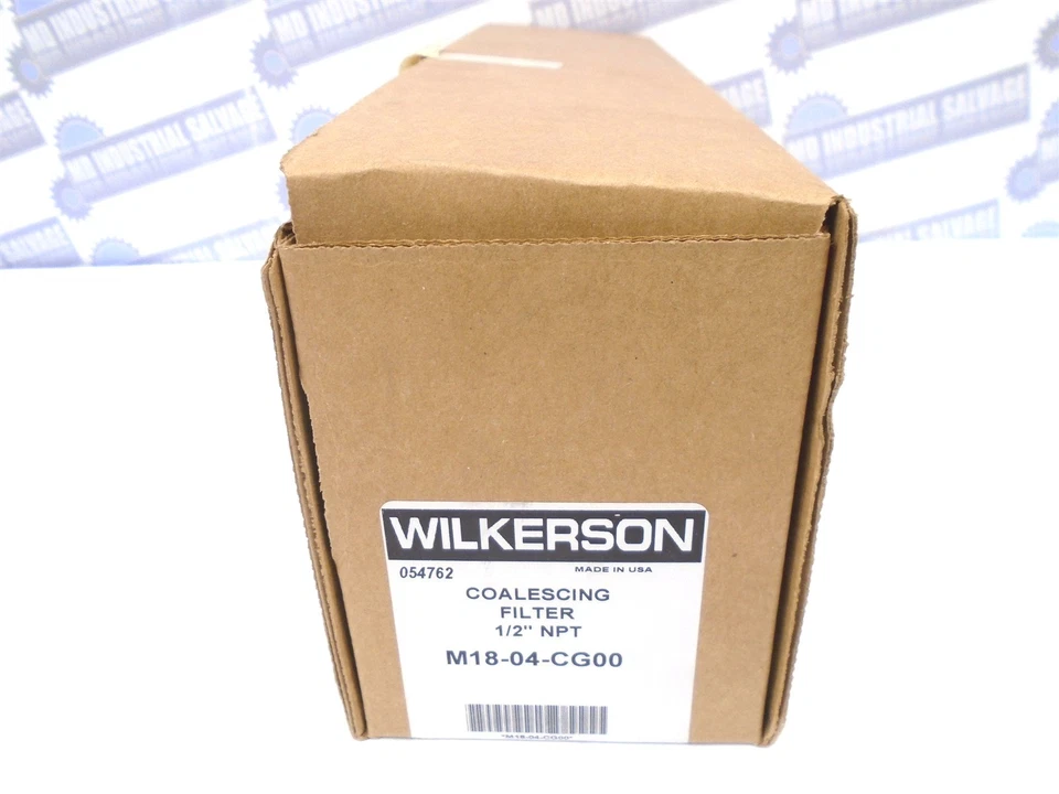 WILKERSON - M18-04-CG00 - COALESCING FILTER - 1/2"NPT - 0.01m - 150psi 85cfm NEW - Image 2 of 4