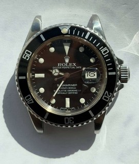 Rolex Steel Submariner 16800 Transitional Dial