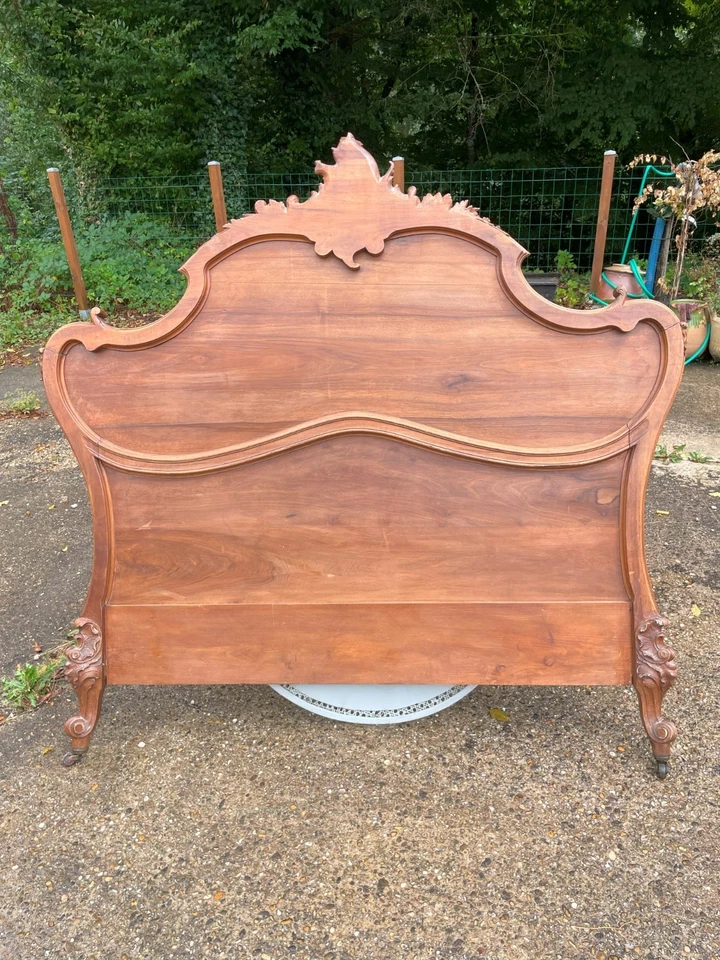 Tête de lit en noyer massif de 166 cm - Photo 4/4