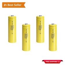 Versatile 4 Pack AA 300mAh Rechargeable Batteries - Ideal for Clocks & Cameras 2.37 per gallon