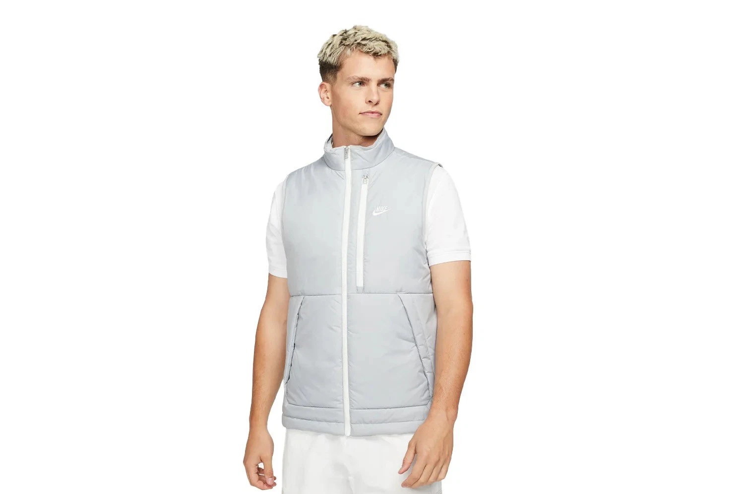 Nike Sportswear Therma-Fit Synthetic Puffer Vest Jacket Large Gray DD6869-077
Opens in a new window