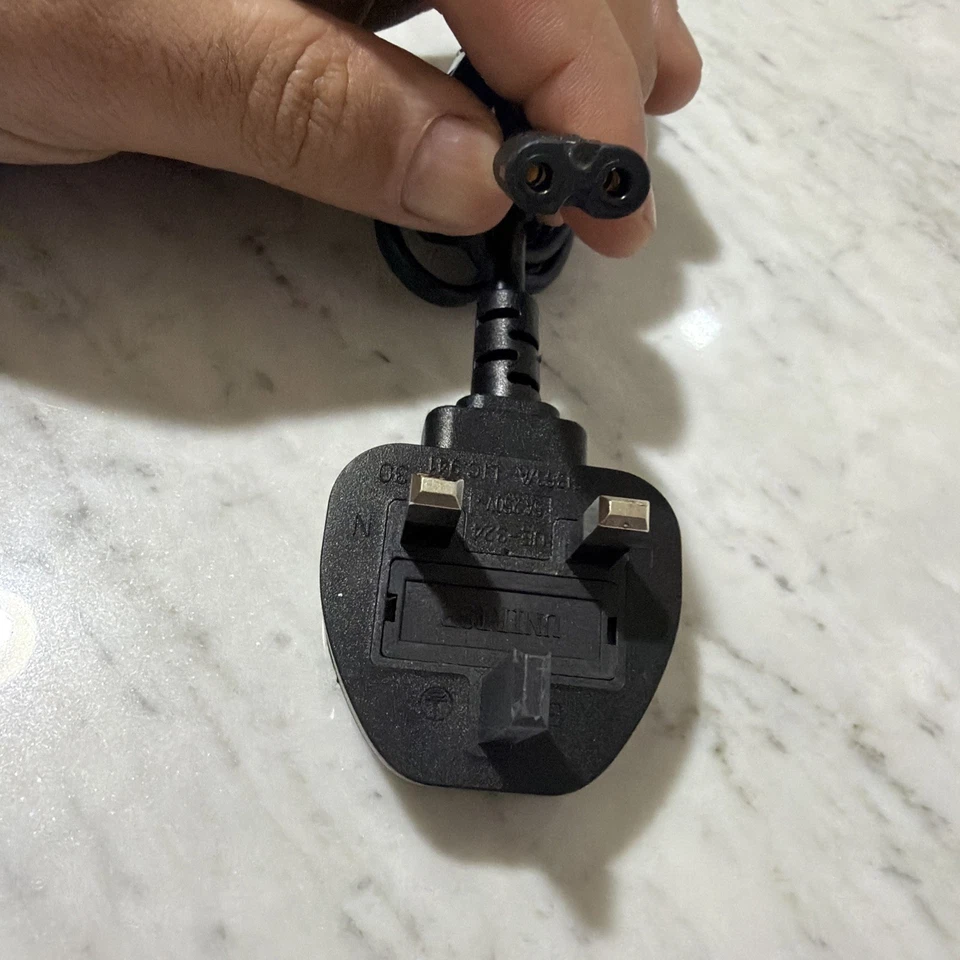 For Hisense HS218 Soundbar Mains Power Cable AC Power Lead Cord 1m UK Plug - Image 3 of 4