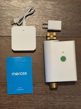 MEROSS WiFi Water Hose Timer, Smart Sprinkler Timer with Brass Inlet & Outet