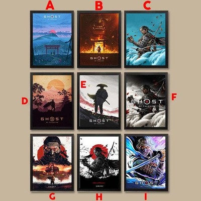 Ghost of Tsushima Poster cover Game poster, home decoration, mural, Art Poster