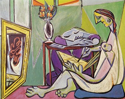 Pablo Picassothe Muse 1935 Kunstdruck Poster Leinwand Wanddeko kreatives Highlight