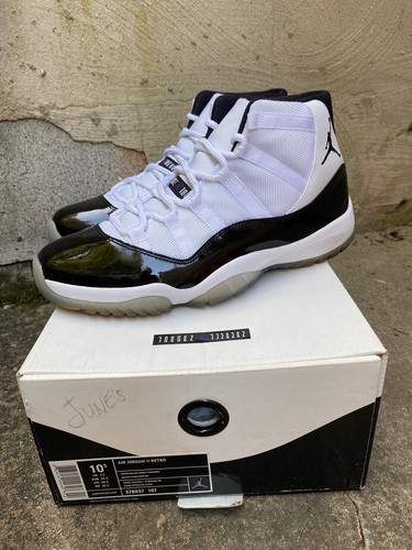 2011 Nike Air Jordan 11 XI Retro “Concord” Black White size 10.5