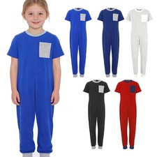 Girls Boys Special Needs Adaptive Clothes Anti-Strip Romper One-Piece Jumpsuit