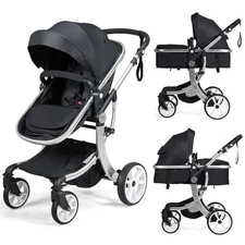 BabyJoy 2n1 Landscape Stroller BC10054BK