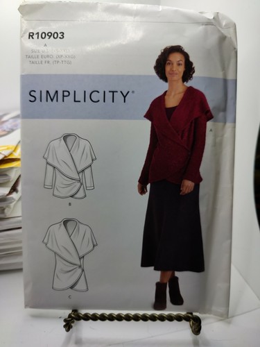 Simplicity R10903 NEW SIMPLICITY SEWING PATTERN R10903 / S9189 MISSES KNIT JACKETS SIZE ...