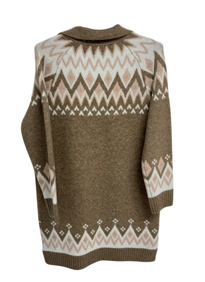 Cynthia Steffe Mujer Jersey Tejido Suéter Vestido Cuello en V Talla L Foto 4 de 4