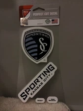 "Sporting Kansas City" Decals (WinCraft Perfect Cut)