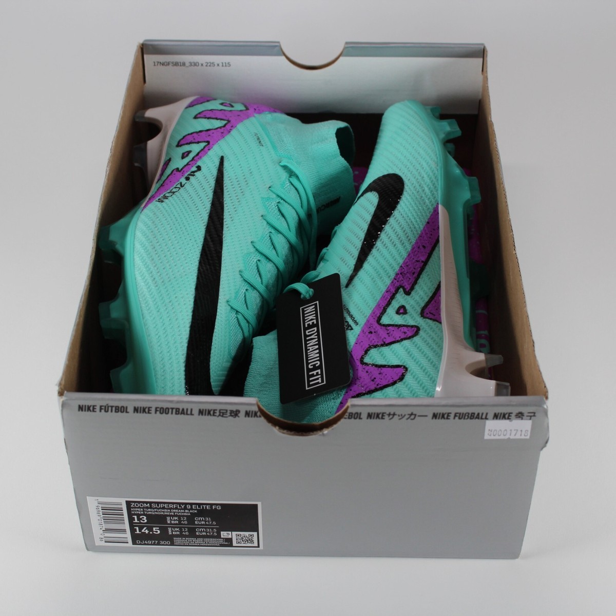 Nike Zoom Superfly 9 Elite FG Hyper Turquoise DJ4977-300 Men's